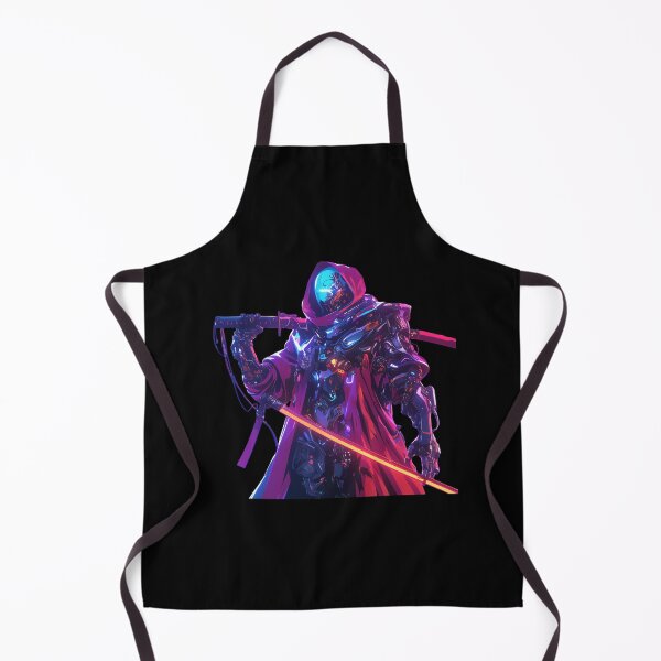 Item preview, Cyberpunk Assassin / Blade Runner Inspired / Neon Sci-Fi Art / Futuristic Dystopian Worlds designed and sold by SMARTKIT  DESIGNAGENCY.
