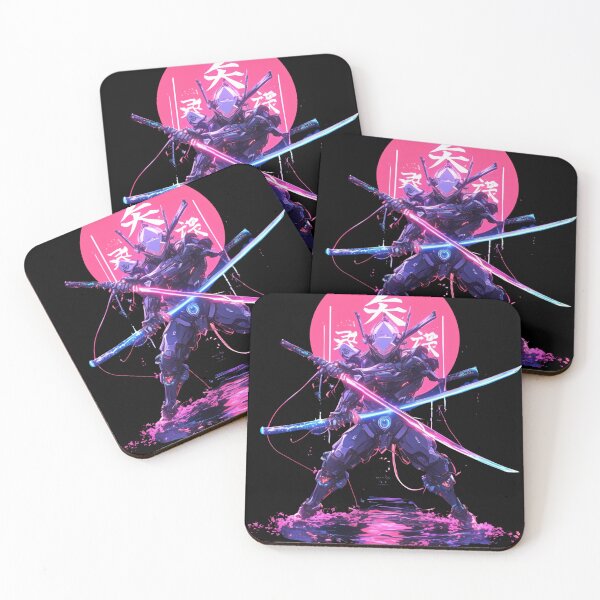 Item preview, Cyberpunk Assassin / Blade Runner Inspired / Neon Sci-Fi Art / Futuristic Dystopian Worlds designed and sold by SMARTKIT  DESIGNAGENCY.