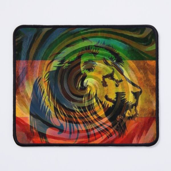 Item preview, Rasta Lion Reggae Spirit – Jamaican Roots Art designed and sold by Vintage by Kaya.