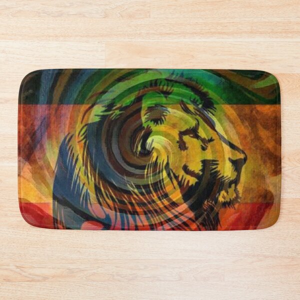 Item preview, Rasta Lion Reggae Spirit – Jamaican Roots Art designed and sold by Vintage by Kaya.