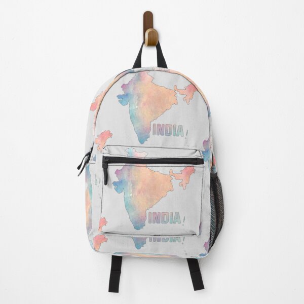 Item preview, Watercolor India Map – Pastel Travel Art designed and sold by mashmosh.
