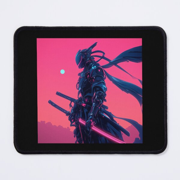 Item preview, Cyberpunk Assassin / Blade Runner Inspired / Neon Sci-Fi Art / Futuristic Dystopian Worlds designed and sold by SMARTKIT DESIGNAGENCY.
