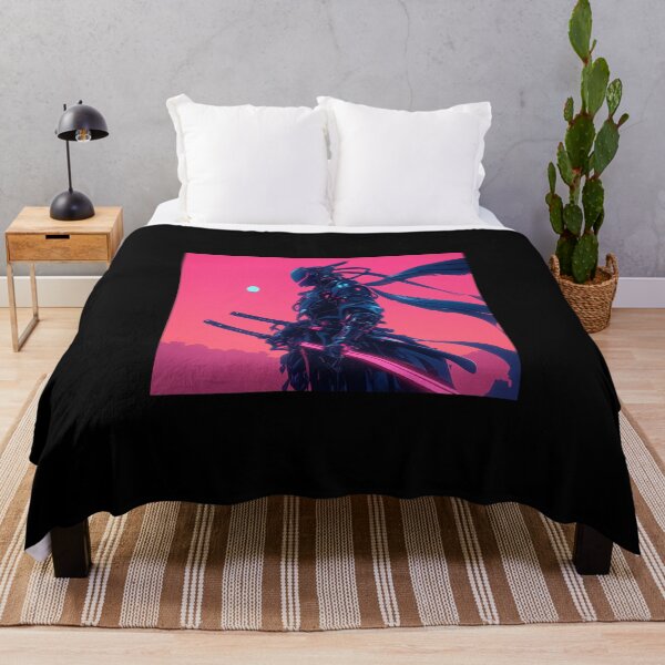 Item preview, Cyberpunk Assassin / Blade Runner Inspired / Neon Sci-Fi Art / Futuristic Dystopian Worlds designed and sold by SMARTKIT DESIGNAGENCY.