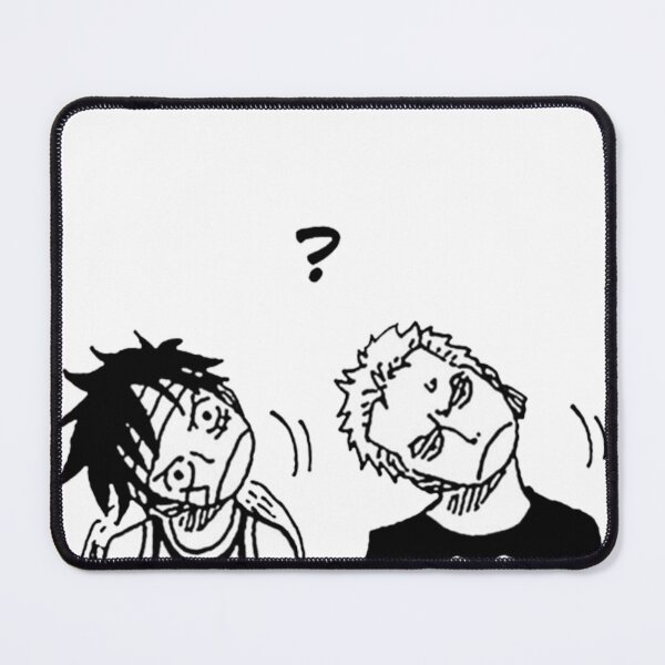 Item preview, One Piece Luffy & Zoro Confused Meme | Duo Manga Panel Sticker & Merch designed and sold by Mangartist07.