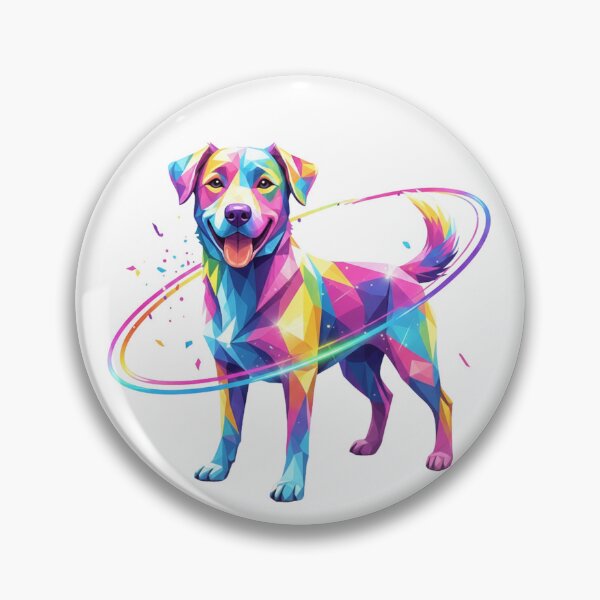 Item preview, Faithful Rainbow Mestizo: Canine Mosaic of Joy designed and sold by bsbd-action.
