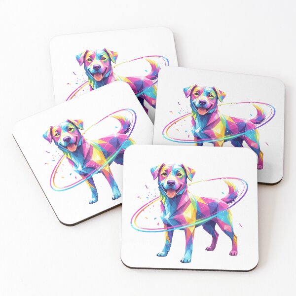 Item preview, Faithful Rainbow Mestizo: Canine Mosaic of Joy designed and sold by bsbd-action.