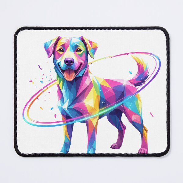 Item preview, Faithful Rainbow Mestizo: Canine Mosaic of Joy designed and sold by bsbd-action.