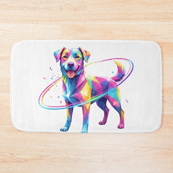 Item preview, Faithful Rainbow Mestizo: Canine Mosaic of Joy designed and sold by bsbd-action.