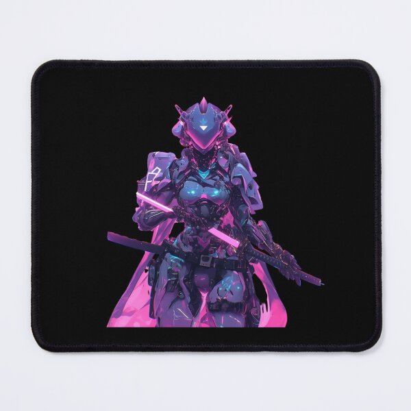 Item preview, Cyberpunk Assassin / Blade Runner Inspired / Neon Sci-Fi Art / Futuristic Dystopian Worlds designed and sold by SMARTKIT DESIGNAGENCY.