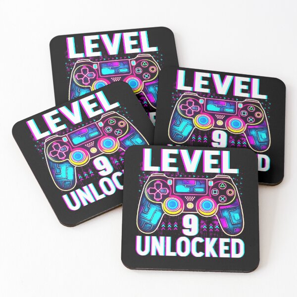 Item preview, Level 9 Unlocked Shirt Funny Video Gamer Geek 9Th Birthday designed and sold by TysonLangosh.
