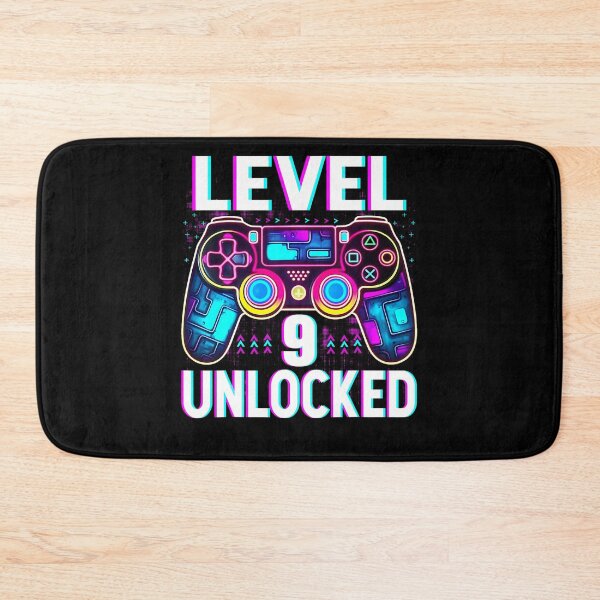 Item preview, Level 9 Unlocked Shirt Funny Video Gamer Geek 9Th Birthday designed and sold by TysonLangosh.