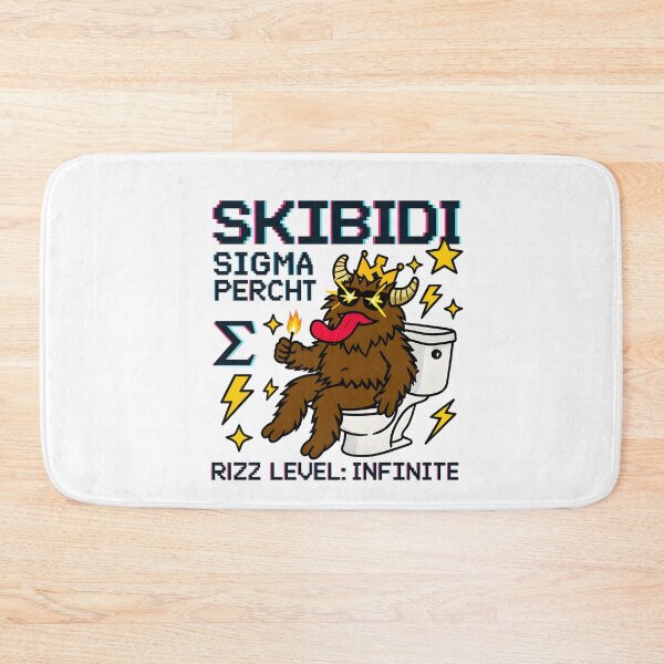 Item preview, Skibidi Sigma Percht Infinite Rizz Art designed and sold by AnnDesignStudio.
