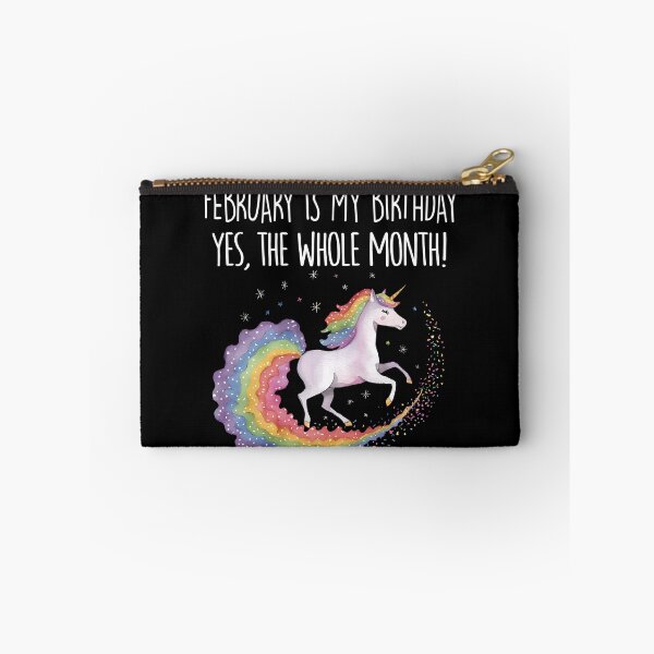 Item preview, February Birthday Unicorn Gift Magical Unicorn Birthday Month designed and sold by KristenosNehk.