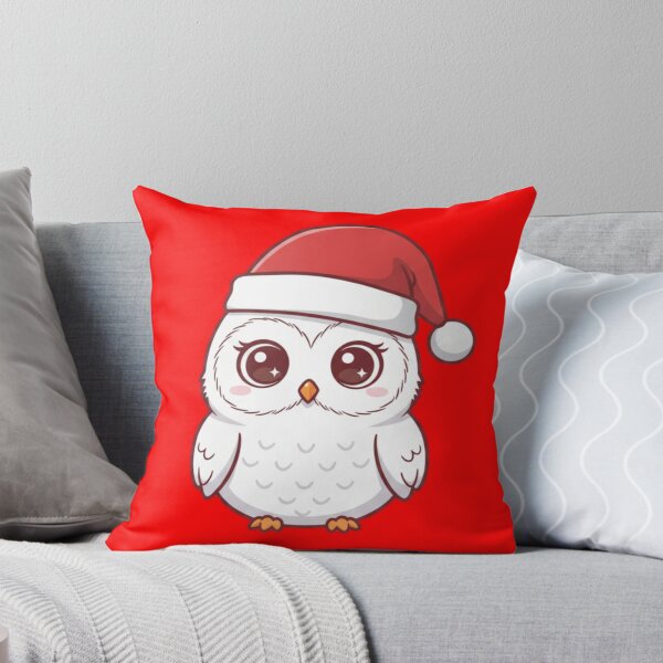 Item preview, Cute Baby Owl in Santa Hat designed and sold by PFS-.