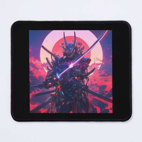 Item preview, Cyberpunk Assassin / Blade Runner Inspired / Neon Sci-Fi Art / Futuristic Dystopian Worlds designed and sold by SMARTKIT  DESIGNAGENCY.