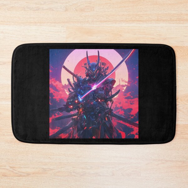 Item preview, Cyberpunk Assassin / Blade Runner Inspired / Neon Sci-Fi Art / Futuristic Dystopian Worlds designed and sold by SMARTKIT  DESIGNAGENCY.