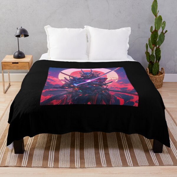 Item preview, Cyberpunk Assassin / Blade Runner Inspired / Neon Sci-Fi Art / Futuristic Dystopian Worlds designed and sold by SMARTKIT DESIGNAGENCY.