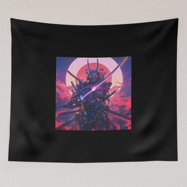 Item preview, Cyberpunk Assassin / Blade Runner Inspired / Neon Sci-Fi Art / Futuristic Dystopian Worlds designed and sold by SMARTKIT  DESIGNAGENCY.