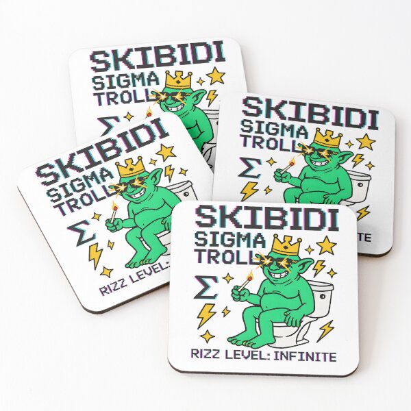 Item preview, Skibidi Sigma Troll Infinite Rizz Art designed and sold by AnnDesignStudio.