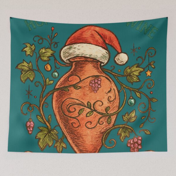 Item preview, Merry Christmas - Georgian Wine 8000 Year of History designed and sold by Jani-art-world.