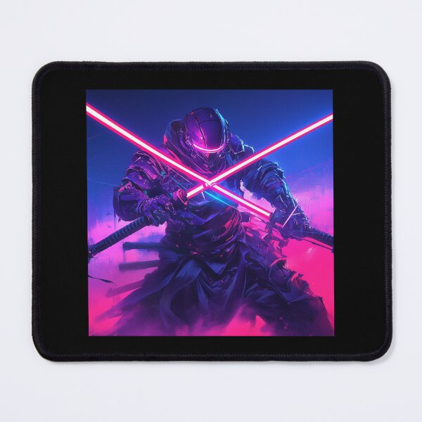 Item preview, Cyberpunk Assassin / Blade Runner Inspired / Neon Sci-Fi Art / Futuristic Dystopian Worlds designed and sold by SMARTKIT  DESIGNAGENCY.