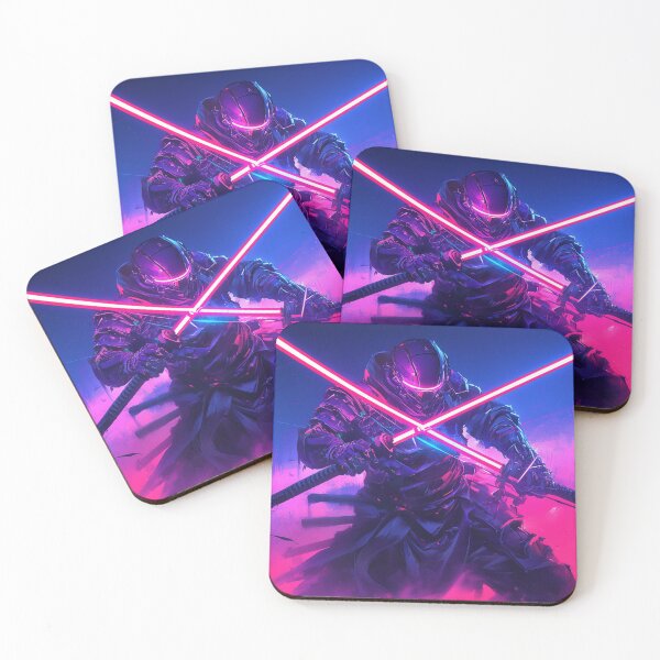 Item preview, Cyberpunk Assassin / Blade Runner Inspired / Neon Sci-Fi Art / Futuristic Dystopian Worlds designed and sold by SMARTKIT  DESIGNAGENCY.