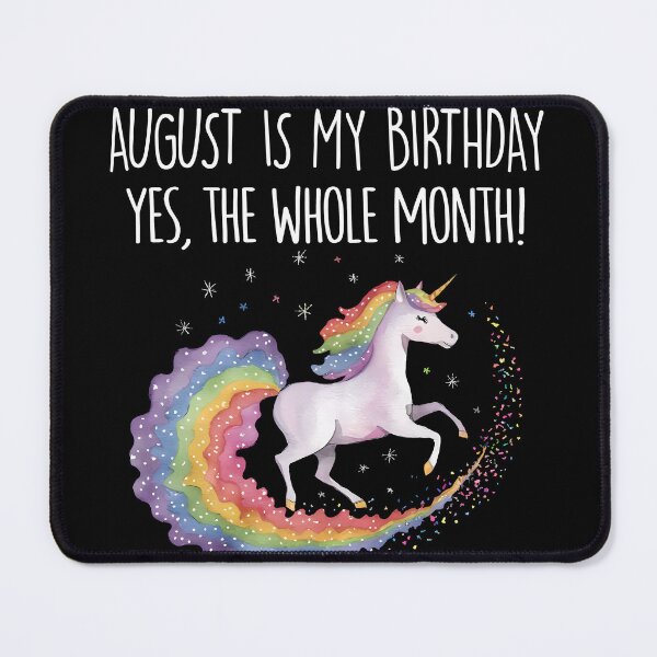 Item preview, August Birthday Unicorn Gift Magical Unicorn Birthday Month designed and sold by KristenosNehk.