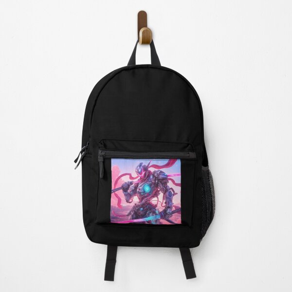 Item preview, Cyberpunk Assassin / Blade Runner Inspired / Neon Sci-Fi Art / Futuristic Dystopian Worlds designed and sold by SMARTKIT DESIGNAGENCY.
