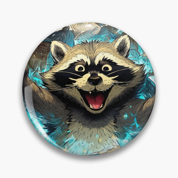 Item preview, Trashcan Genie Raccoon | Magical Trash Panda Explosion | FlomiLoot designed and sold by FlomiLoot.