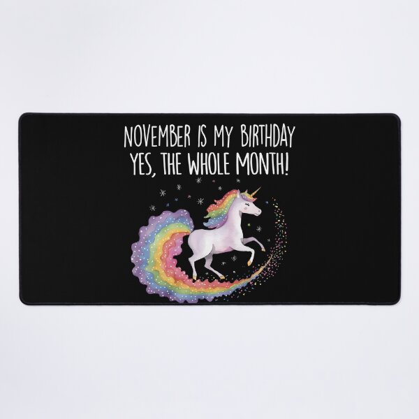 Item preview, November Birthday Unicorn Gift Magical Unicorn Birthday Month designed and sold by KristenosNehk.