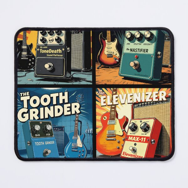 Item preview, Four guitar pedals with real bite designed and sold by Mantramontics.