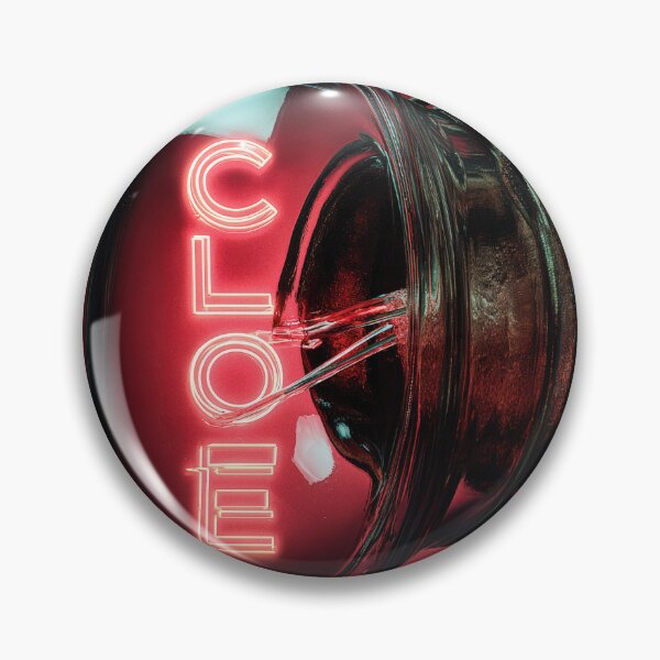 Item preview, Neon “CLOSE” Sign Inside Light Bulb – Modern Red Glow Aesthetic designed and sold by Grafititee.