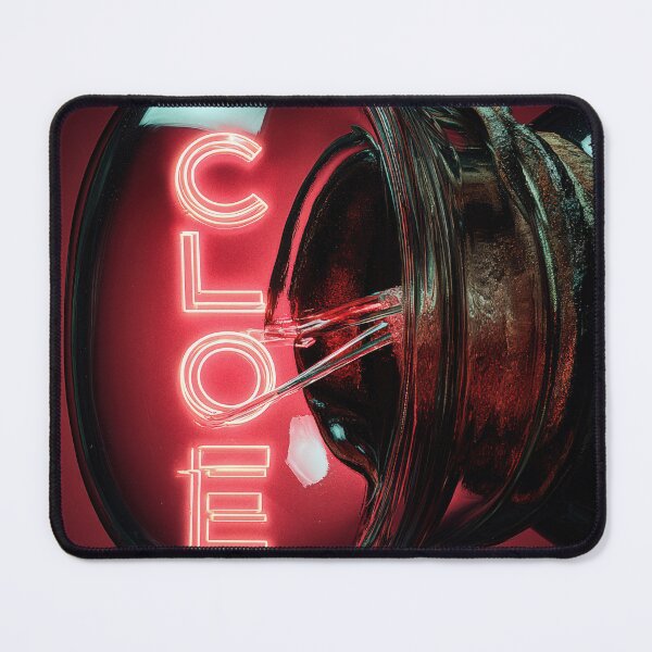 Item preview, Neon “CLOSE” Sign Inside Light Bulb – Modern Red Glow Aesthetic designed and sold by Grafititee.