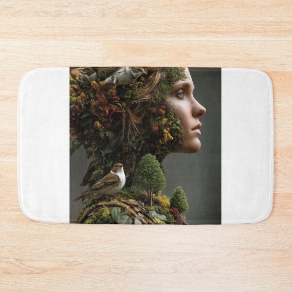 Item preview, Nature Spirit Silhouette with Birds and Forest designed and sold by Flowing Colurs.