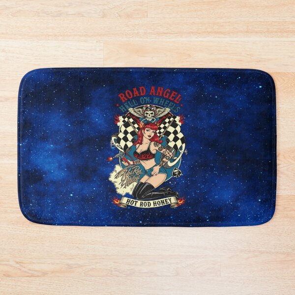 Item preview, “Road Angel – Hell on Wheels Hot Rod Honey” designed and sold by MysticOzzy.