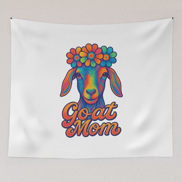 Artikelvorschau, Groovy Goat Mom entworfen und verkauft von The Junto Shop.