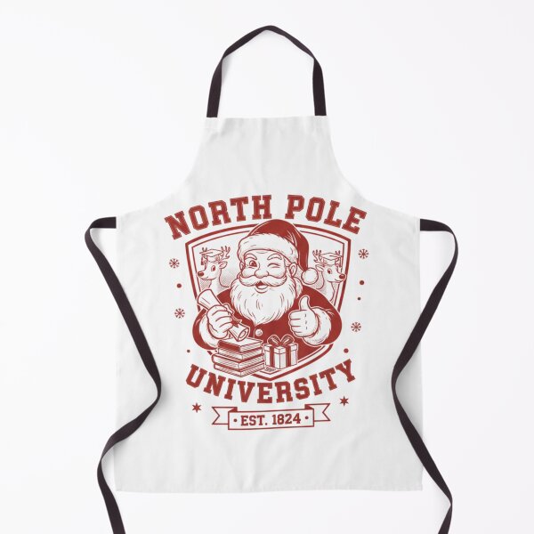Item preview, Vintage College Christmas Crest - Santa & Reindeer designed and sold by ArtzyFlow.