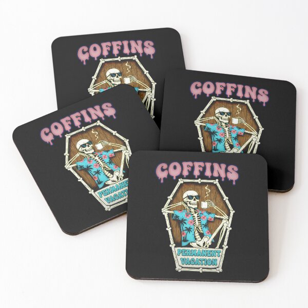 Item preview, Permanent Vacation - Relaxing Skeleton Coffin designed and sold by CoffinsArt.
