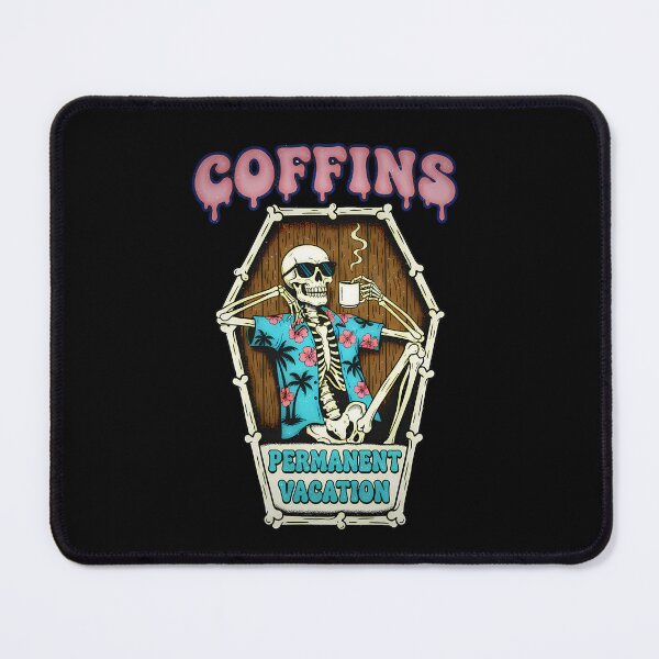 Item preview, Permanent Vacation - Relaxing Skeleton Coffin designed and sold by CoffinsArt.