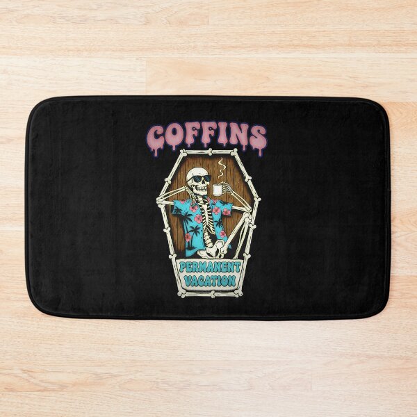 Item preview, Permanent Vacation - Relaxing Skeleton Coffin designed and sold by CoffinsArt.