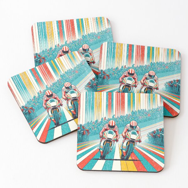 Item preview, Across The Line – Motorcycle Road Race designed and sold by Speeddust.