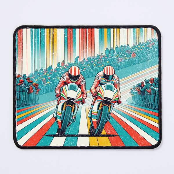 Item preview, Across The Line – Motorcycle Road Race designed and sold by Speeddust.