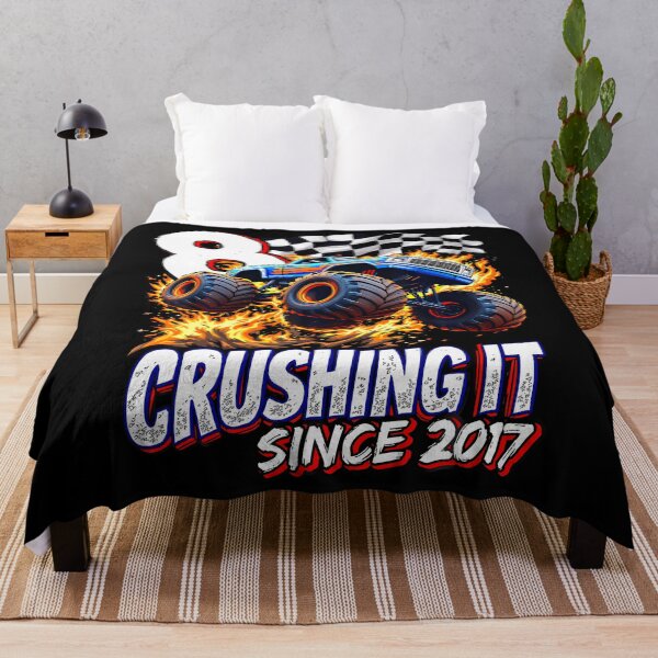 Item preview, Birthday Monster Truck 8 Year Old Boys 8Th Party Born 2017 designed and sold by TysonLangosh.