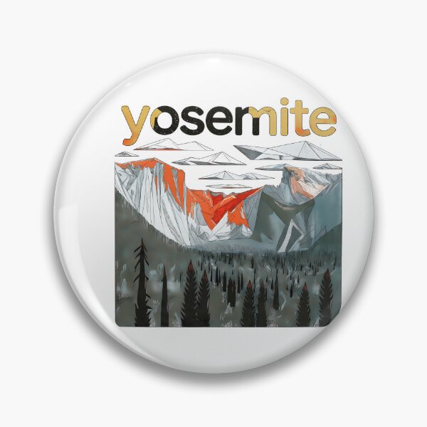 Item preview, Yosemite National Park Minimal Contemporary Art Print – Modern Nature & Landscape Wall Decor designed and sold by OzzFrequency.