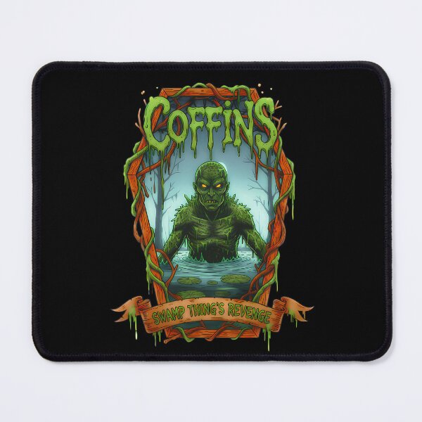 Item preview, Swamp Thing's Revenge - Retro Monster Coffin designed and sold by CoffinsArt.