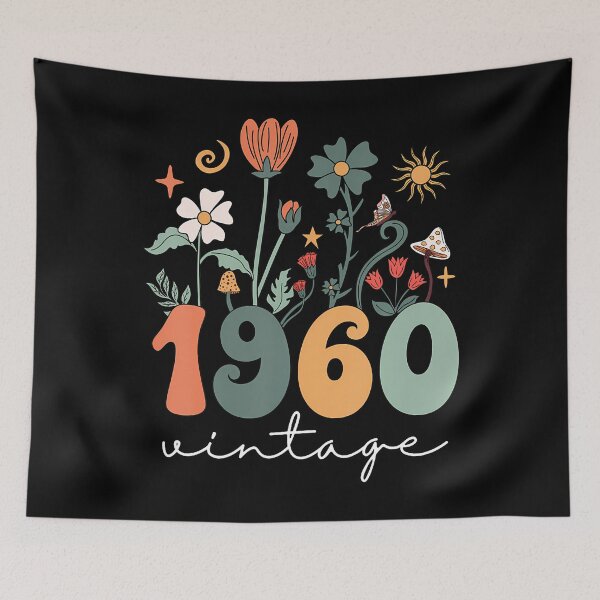 Item preview, Vintage 1960 Wildflower Floral 65Th Birthday Women Girls designed and sold by TysonLangosh.