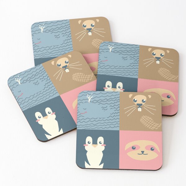 Item preview, Cute animal faces in pictures designed and sold by CecyLL.