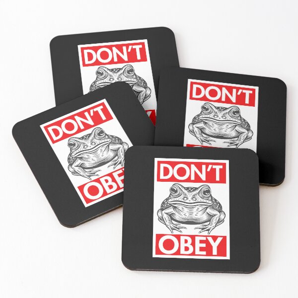 Item preview, Don't Obey Frog designed and sold by Thelittlelord.