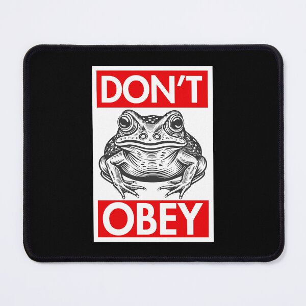 Item preview, Don't Obey Frog designed and sold by Thelittlelord.
