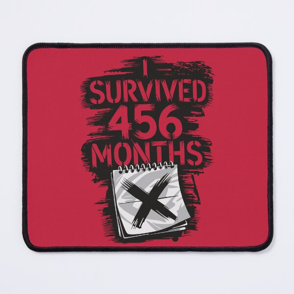 Item preview, Survived 456 Months Milestone Birthday Design - 38 Years designed and sold by cabana.space.